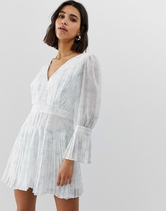 Платье мини с плиссировкой Stevie May - Мульти