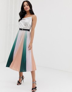 Юбка миди в стиле колор блок Ted Baker Selmma - Мульти