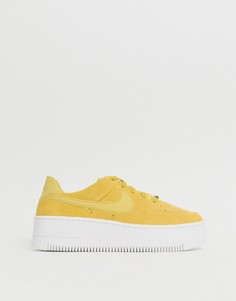 Желтые кроссовки Nike Air Force 1 Sage - Желтый