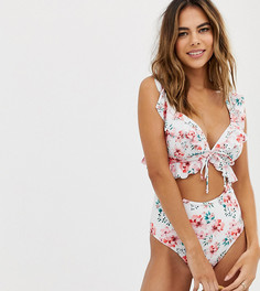 Слитный купальник с цветочным принтом Peek & Beau Fuller Bust - Мульти