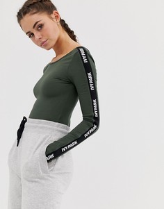 Боди с длинными рукавами Ivy Park - Зеленый