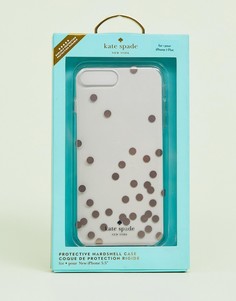 Чехол для iPhone 8/7/6s цвета розового золота Kate Spade - Золотой