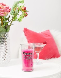 Свеча с ароматом коктейля космо Candlelight - Розовый