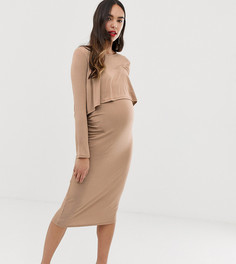 Платье миди 2-в-1 Bluebelle Maternity - Розовый
