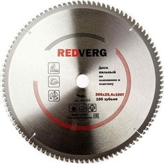 Диск пильный REDVERG твердосплавный 305х25,4 мм , 100 зубьев (800671)