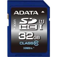 Карта памяти ADATA SDHC 32Gb Class10 ASDH32GUICL10-R Ultra speed