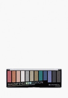 Палетка для глаз Rimmel Magnifeyes Palette, 6 Wow Edition, 14,2 гр