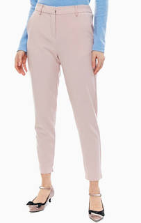 Розовые зауженные брюки B.Young