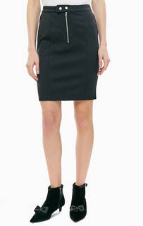 Юбка-карандаш черного цвета Ichi