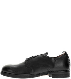 Кожаные черные туфли на шнуровке A.S.98