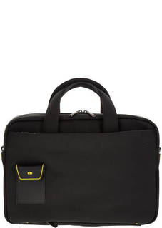 Черная текстильная сумка с двумя ручками Mandarina Duck