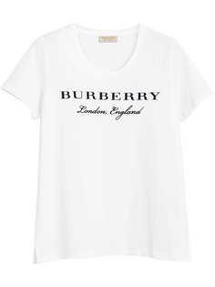 Burberry футболка с принтом