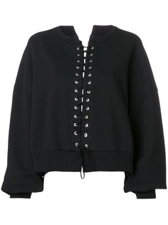 Unravel Project толстовка оверсайз на шнуровке