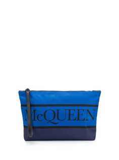 Alexander McQueen объемный клатч с логотипом