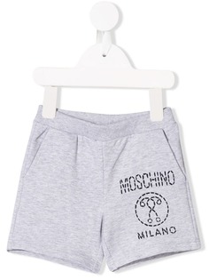 Moschino Kids спортивные шорты с логотипом