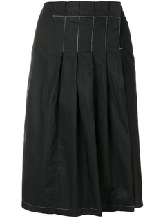 Prada Vintage плиссированная юбка миди
