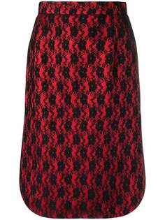 Christopher Kane юбка с кружевной отделкой