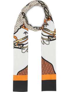 Burberry шарф с изображением единорогов