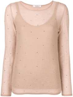 Max Mara джемпер с заклепками
