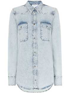 Calvin Klein Jeans Est. 1978 джинсовая рубашка в ковбойском стиле с карманами с клапанами