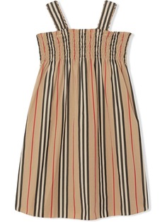Burberry Kids платье в полоску Icon