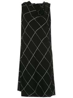 Uma Raquel Davidowicz платье трапеция Luna с геометричным принтом