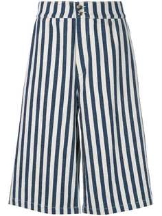 Loewe striped wide-leg shorts