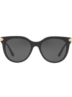 Dolce & Gabbana Eyewear затемненные солнцезащитные очки в округлой оправе