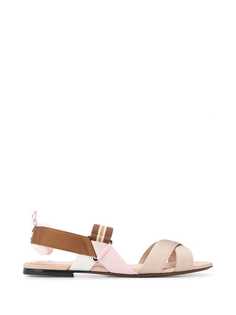 Fendi tech fabric flats