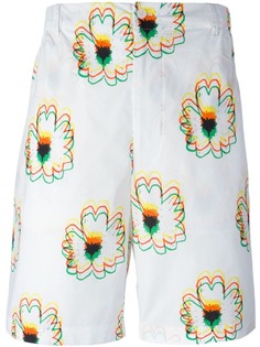 Stella McCartney шорты с цветочным принтом