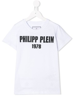 Philipp Plein Junior logo print T-shirt