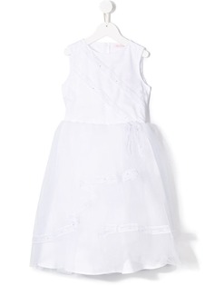 Miss Blumarine платье с отделкой из тюля