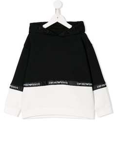 Emporio Armani Kids худи с контрастным логотипом