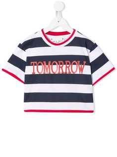 Alberta Ferretti Kids футболка в полоску