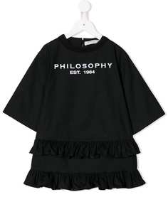 Philosophy Di Lorenzo Serafini Kids платье с логотипом