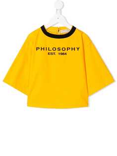 Philosophy Di Lorenzo Serafini Kids футболка с принтом логотипа