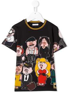 Dolce & Gabbana Kids футболка Family Pig