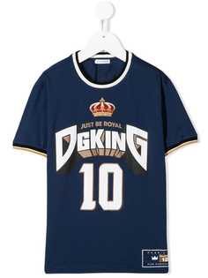 Dolce & Gabbana Kids футболка с принтом DG King 10