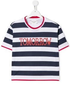 Alberta Ferretti Kids полосатая футболка Tomorrow