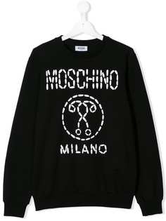 Moschino Kids свитер с логотипом