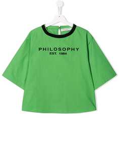 Philosophy Di Lorenzo Serafini Kids футболка с принтом логотипа