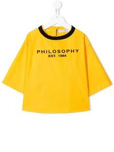 Philosophy Di Lorenzo Serafini Kids футболка с принтом логотипа