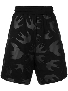 McQ Alexander McQueen swallow print shorts