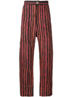 Martine Rose striped straight trousers