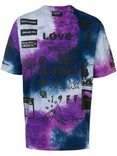 Mauna Kea printed tie-dye T-shirt