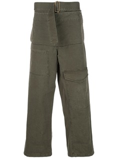 JW Anderson belted straight-leg trousers