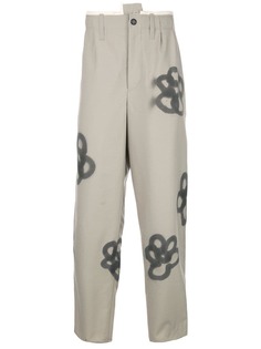 Camiel Fortgens floral print tailored trousers