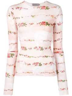 Preen By Thornton Bregazzi трикотажный топ с длинными рукавами