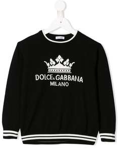 Dolce & Gabbana Kids толстовка с логотипом