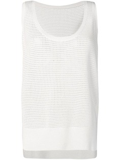 Agnona net tank top